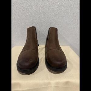 New Sorel III Chelsea Waterproof Leather Boots Women's Size 8